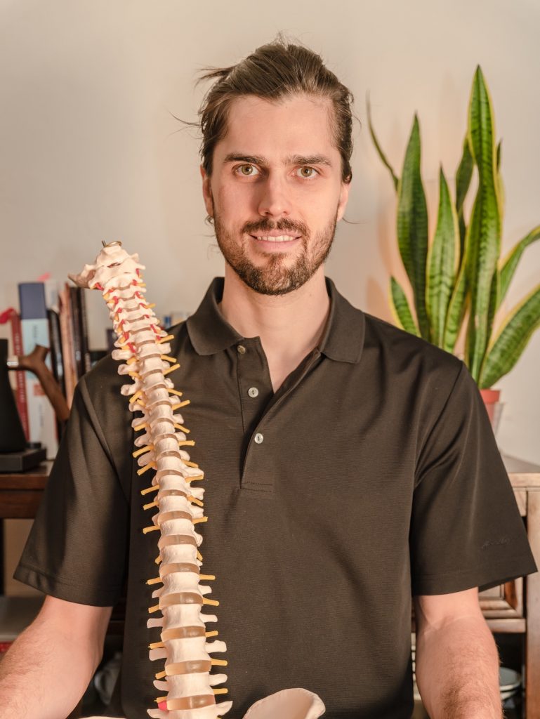 Rolfing massage therapist Andy Beyer in Durango, Colorado.
